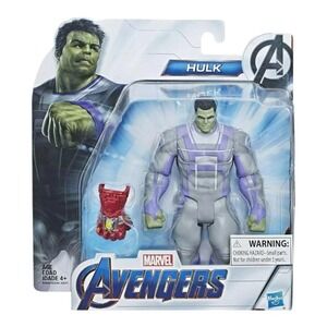 Marvel Avengers Titan‎ Hero Series Hulk Action Figure W/ Infinity Gauntlet 6"